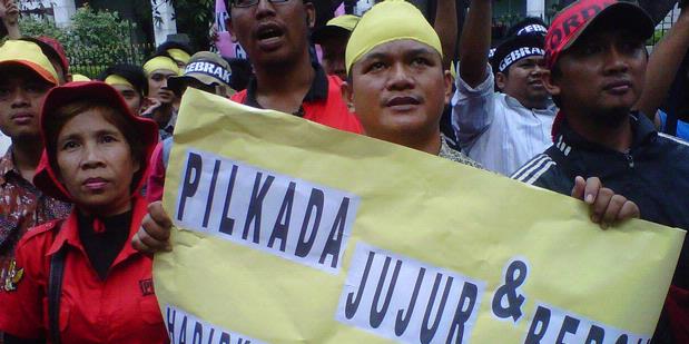 Massa Tolak Kecurangan dalam DPS 