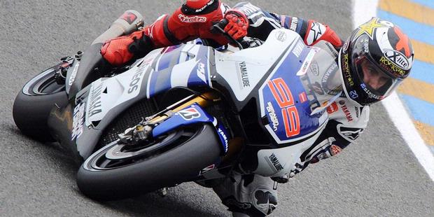Jorge Lorenzo juara MotoGP di Sirkuit Le Mans Perancis 2012