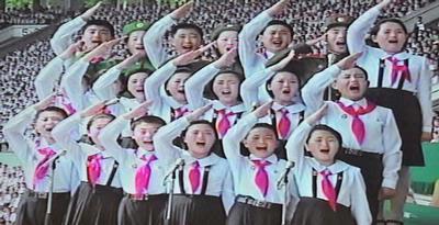 Pelajar Korut Bersumpah Setia pada Kim Jong Un