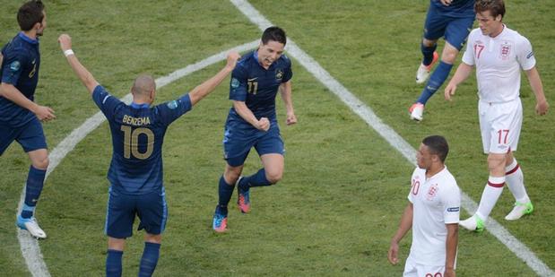 Cuplikan Video Gol Prancis vs Inggris 11 Juni 2012  1-1 EURO 2012