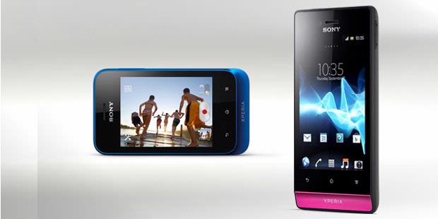 Tipo and Miro, colorful Android from Sony