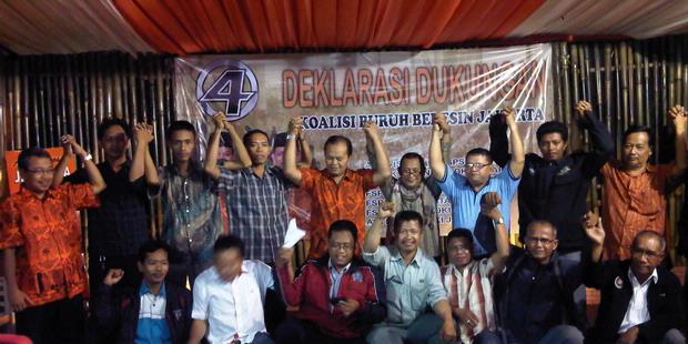 Koalisi Buruh Sampaikan Dukungan Pada Hidayat-Didik 