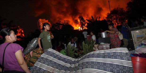 Diperkirakan 200 Rumah Ludes Terbakar