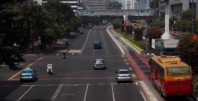 Jalan di Jakarta Mulai Padat
