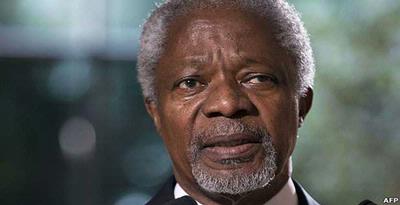 Annan Kritik Dunia Internasional Soal Suriah