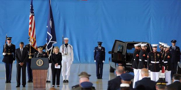 Obama Terima Empat Jenazah di Maryland