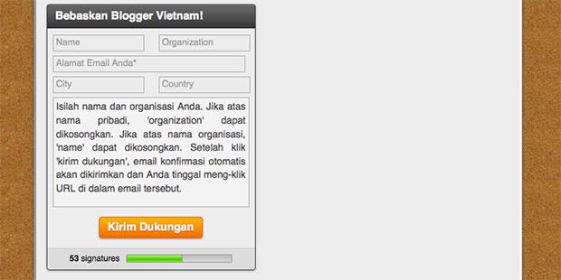 New, Bloger Indonesia Diajak Dukung Bloger Vietnam