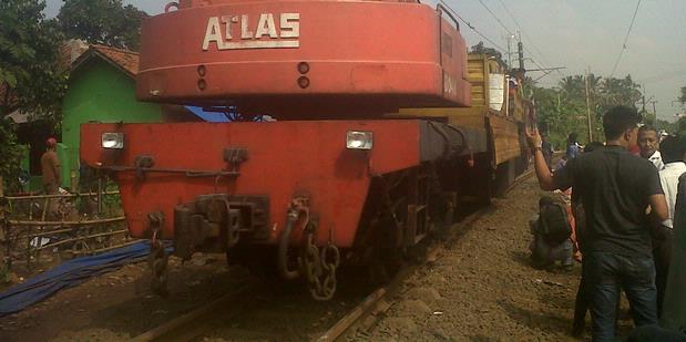 Kecepatan Kereta Melintas di Cilebut Dibatasi 5 Km/Jam