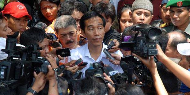 Jokowi Geram saat Banjir Kepung Jakarta