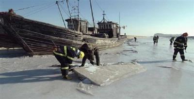 Laut Membeku, 1.000 Kapal di China Terjebak
