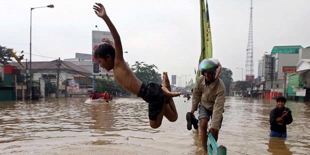 Kantor Jokowi Kebanjiran