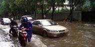 Banjir di Gatsu Sebetis, Puluhan Motor Mogok 