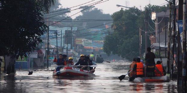 Banjir di Bekasi Capai Kedalaman 3 Meter