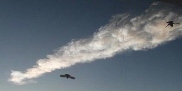 Meteor jatuh di Rusia