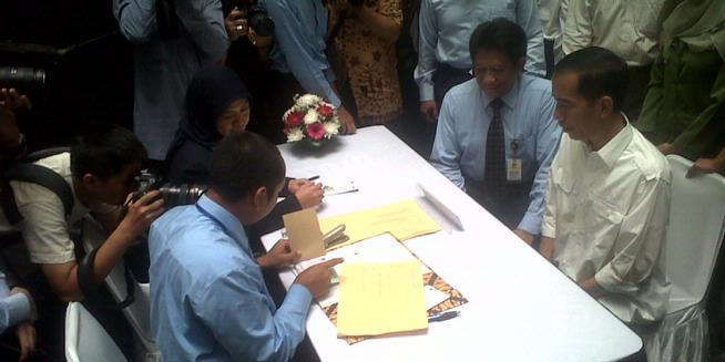Jokowi Jadi Saksi SBY dan Boediono Serahkan SPT