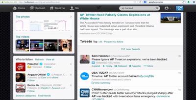 Akun Twitter AP Diretas dan Kabarkan Bom di Gedung Putih, Bursa Terguncang