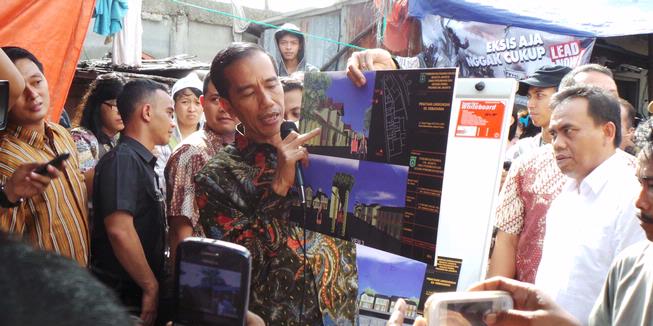 Jokowi Tata Tanah Tinggi Tanpa APBD
