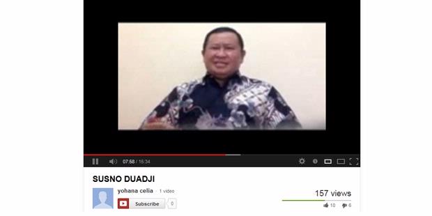 Dari Tempat Persembunyian, Susno Duadji Bicara di Youtube