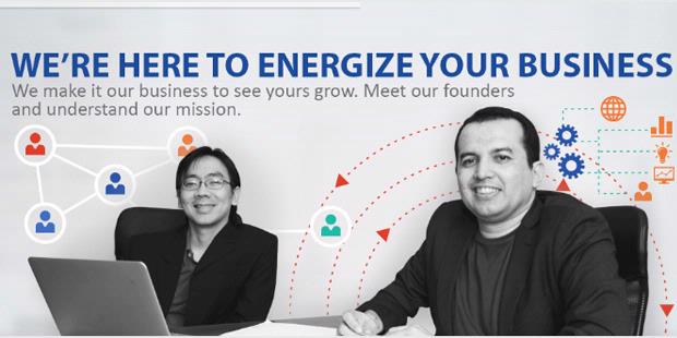 CEO Adskom Italo Gani (kanan) dan CTO Daniel Armanto