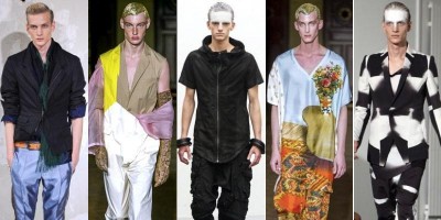 Satin dan Topi Bonnet untuk Pria di Paris Fashion Week