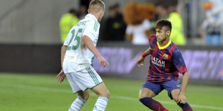 Judi bola - Kebahagiaan Neymar dalam Debut Bersama Barca