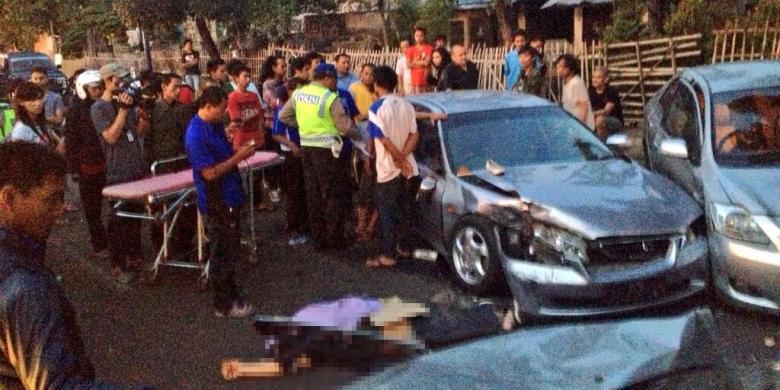 Tabrakan beruntun di Senayan, tewaskan dua pejalan kaki