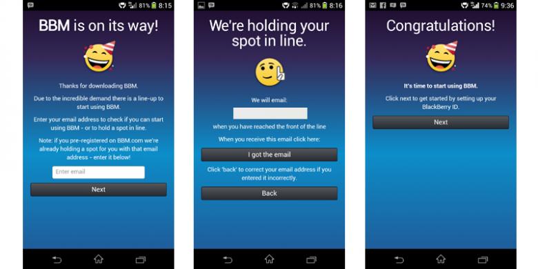 4 syarat buat BBM for Android and iPhone