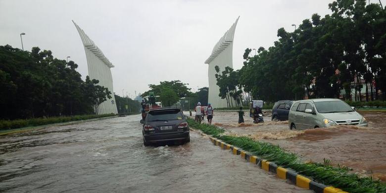 Foto Banjir Kebayoran Jakarta Selatan 2014