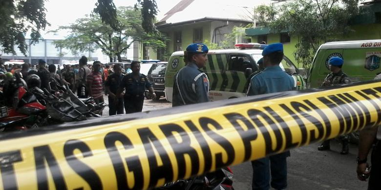 Gudang amunisi milik Komando Pasukan Katak (Kopaska) TNI AL di Pelabuhan Tanjung Priok meledak