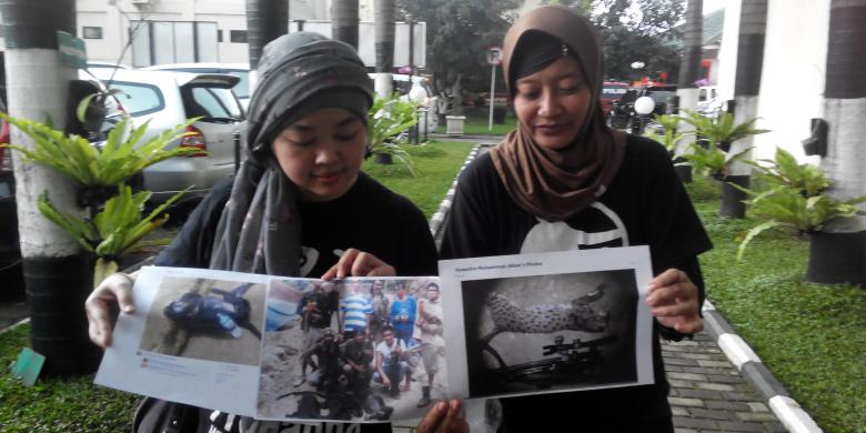 Foto-foto Lutung Jawa, satwa yang dilindungi yang dibunuh oleh sekelompok orang di Facebook milik Ozzy Syahputra Muhamad Akbar