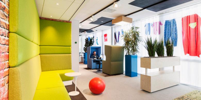 Kantor Cantik dan Sehat ala Google Amsterdam