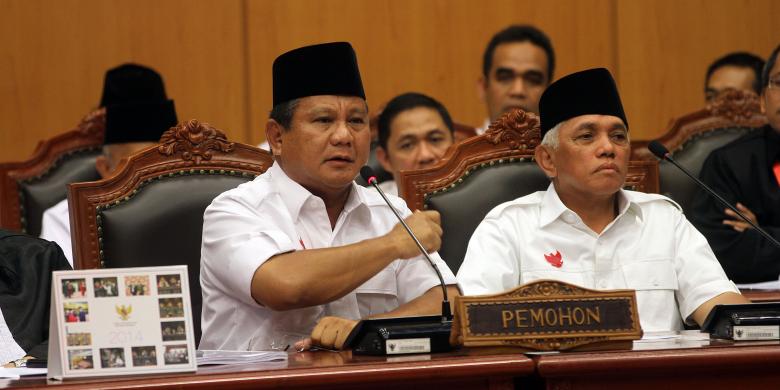 Selesai di MK, Prabowo Akan Tempuh Gugatan ke PTUN dan MA