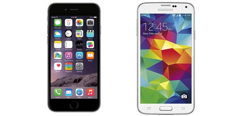 Membandingkan iPhone 6 dengan Galaxy S5