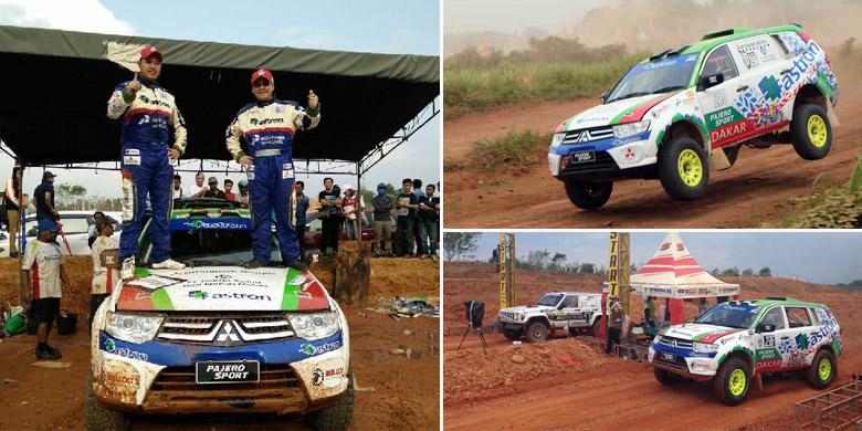 "Duet Death" Pajero Sport-Rifat SungkarJuarai Off-Road Racing