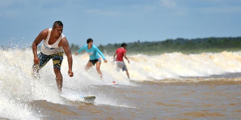 The wave | kompas.com