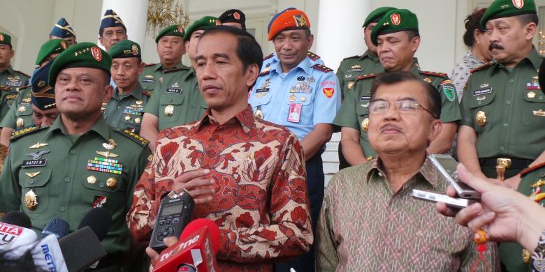 Jokowi, Jusuf Kalla, Jenderal