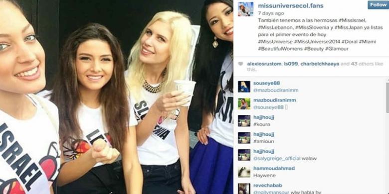 SUNHERALD.COM Unggahan sosial media Miss Lebanon.