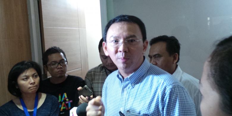 wawancara tv maret 17 2015 kompas ahok Tjahaja Sari Basuki Gubernur Aziza DKI Jakarta Kompas.com/Kurnia