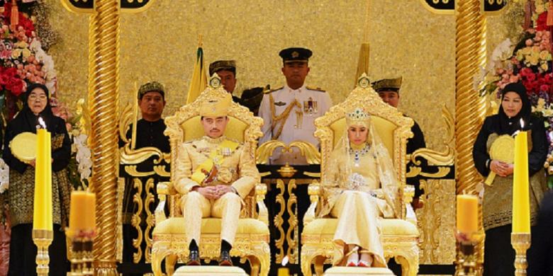 Megahnya "Royal Wedding" Pangeran Brunei...