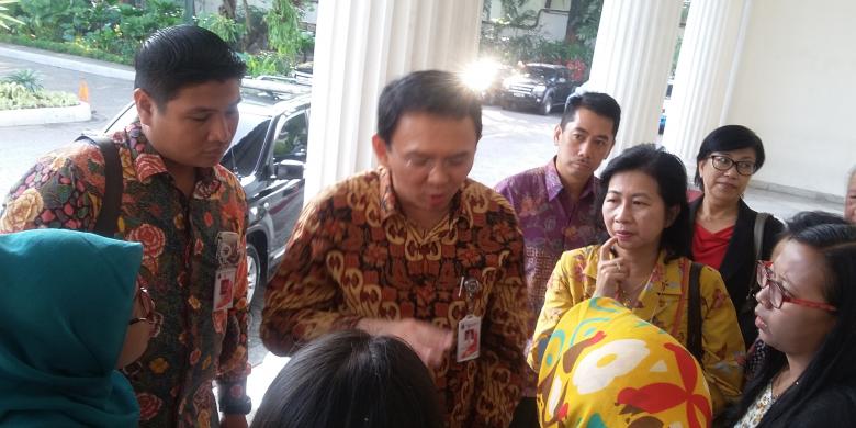 kompas marah tv ahok marah Tjahaja Aziza marah Jakarta DKI Purnama Gubernur Sari Basuki