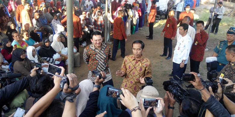 bareng ahok jokowi blusukan dan Presiden Joko DKI Widodo Gubernur SR KOMPAS.com/Tangguh RI bersama