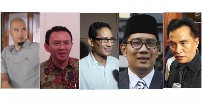 Survei: Ini 5 "Top Person" Bakal Calon Gubernur DKI