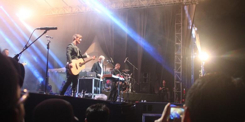 Band Michael Learns to Rock (MLTR) sukses mengehentak Kota Tenggarong, Kabupaten Kutai Kartanegara, Kalimantan Timur, dalam ajang musik bergengsi Festival Musik Rock