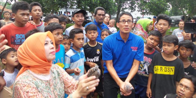 bakrie dan ahok Nailufar Uno Sandiaga acara Nibras burung melepas dalam Nada saat