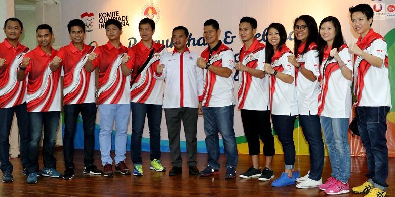Tim Bulu tangkis Olimpiade Bertolak ke Brasil