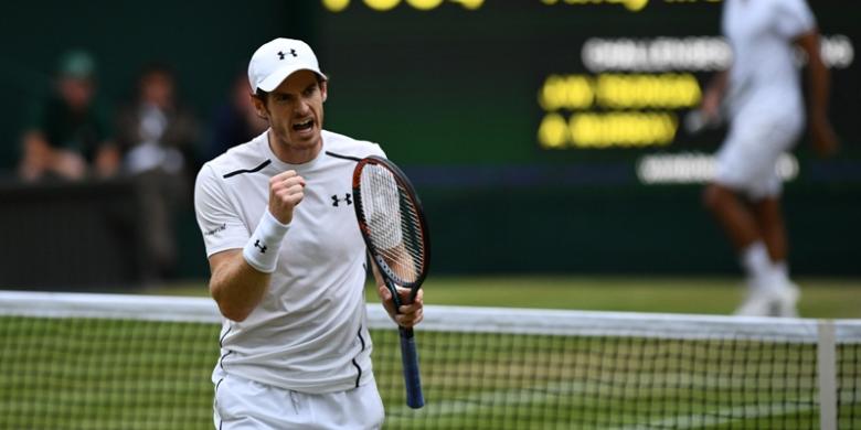 Murray Menuju Final Ketiga Beruntunnya di Wimbledon