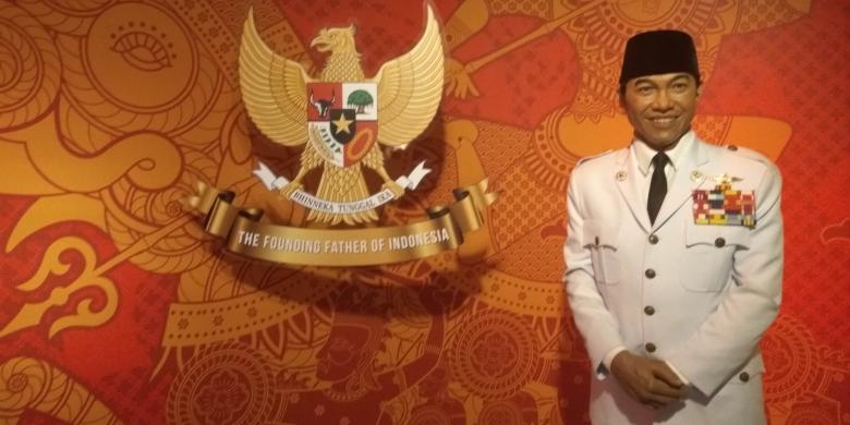 Patung lilin Presiden Soekarno di Madame Tussauds Bangkok, Thailand