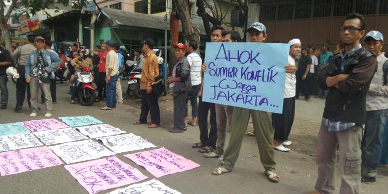Ada Aksi Demo Saat Ahok Resmikan Pasar Kampung Duri