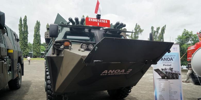 Ini Kehebatan Panser Anoa Amphibious yang Dinaiki Jokowi di Mabes TNI