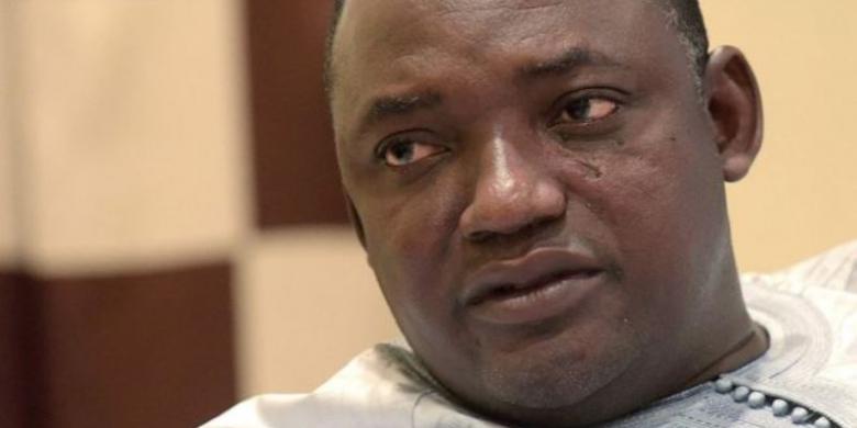 Adama Barrow, presiden terpilih Gambia.(AFP/BBC)